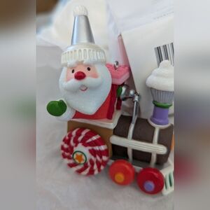 Hallmark 2010 Santa's Sweet Ride Christmas Ornament, New In box